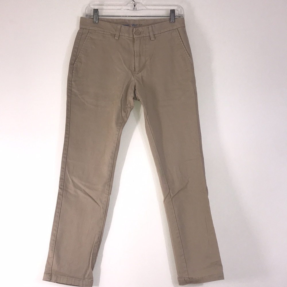 Old Navy Ultimate Slim w/ Built-In Flex Flat Front 28 x 30 Khakis Chinos Pants